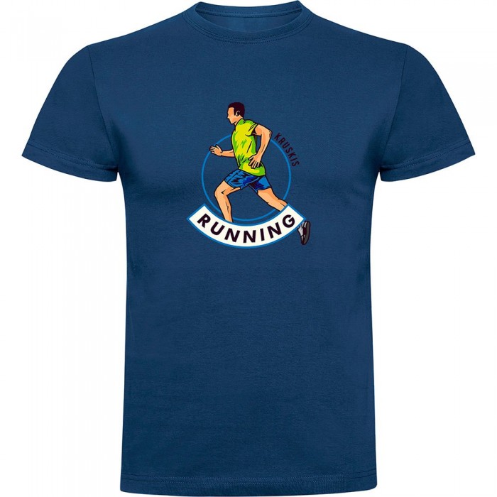 [해외]KRUSKIS 반소매 티셔츠 Runner 6140556510 Denim Blue
