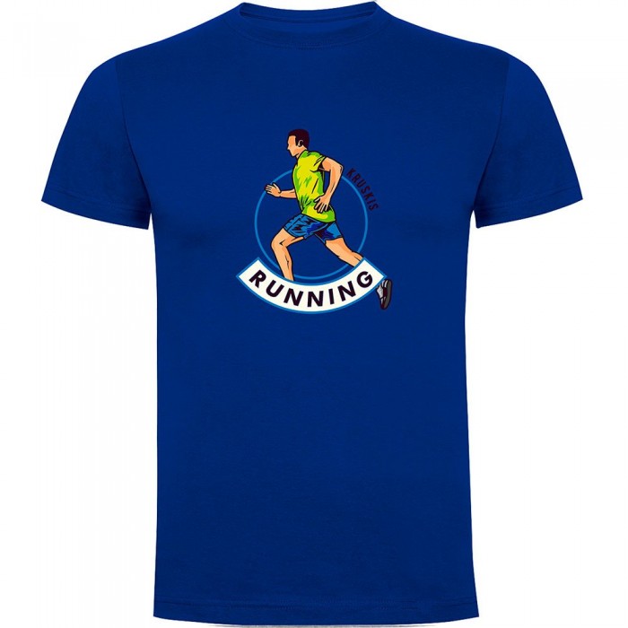 [해외]KRUSKIS 반소매 티셔츠 Runner 6140556517 Royal Blue