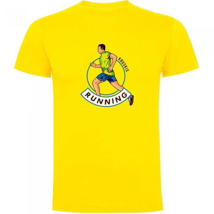 [해외]KRUSKIS 반소매 티셔츠 Runner 6140556521 Yellow