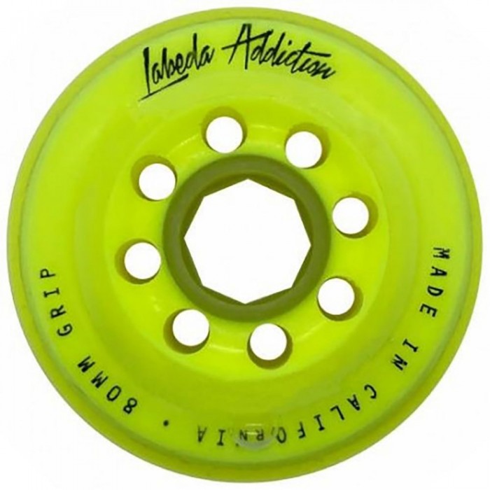 [해외]LABEDA 스케이트 바퀴 Addiction 그립 4 단위 14140500657 Yellow
