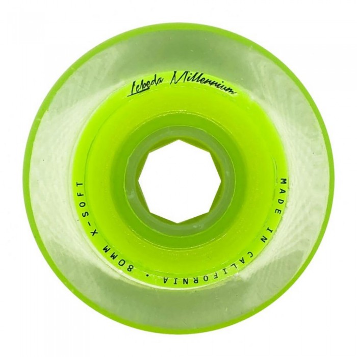 [해외]LABEDA 스케이트 바퀴 Millenium X-소프트 14140500662 Soft Green / Clear