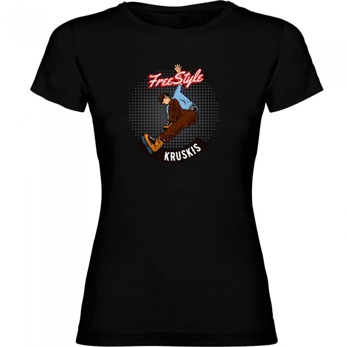 [해외]KRUSKIS Freestyle Rollers 반팔 티셔츠 14140555984 Black