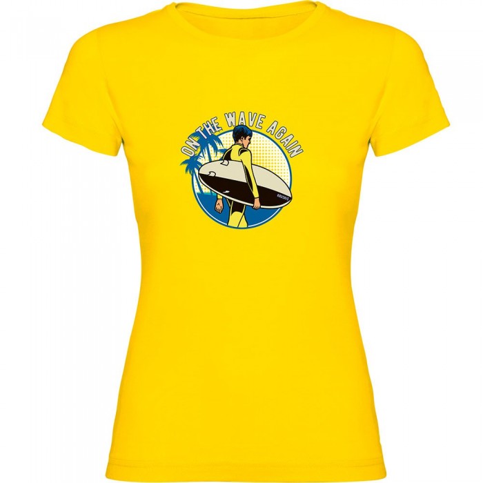 [해외]KRUSKIS 반소매 티셔츠 On The Wave 14140556313 Yellow