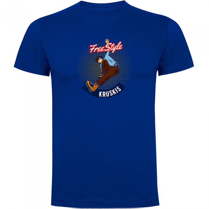 [해외]KRUSKIS Freestyle Rollers 반팔 티셔츠 14140555995 Royal Blue