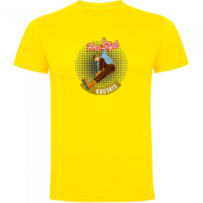 [해외]KRUSKIS Freestyle Rollers 반팔 티셔츠 14140555999 Yellow