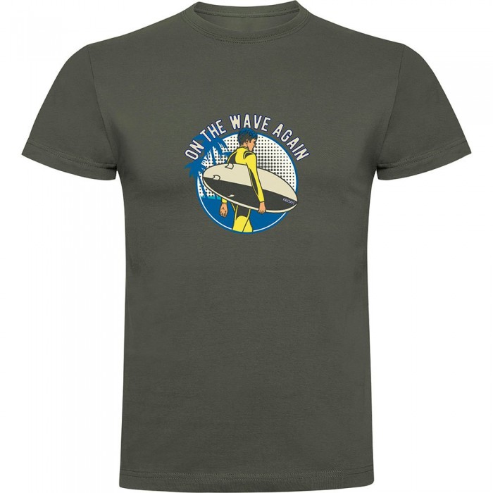 [해외]KRUSKIS On The Wave 반팔 티셔츠 14140556298 Dark Army Green