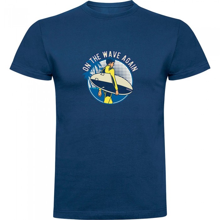 [해외]KRUSKIS 반소매 티셔츠 On The Wave 14140556301 Denim Blue
