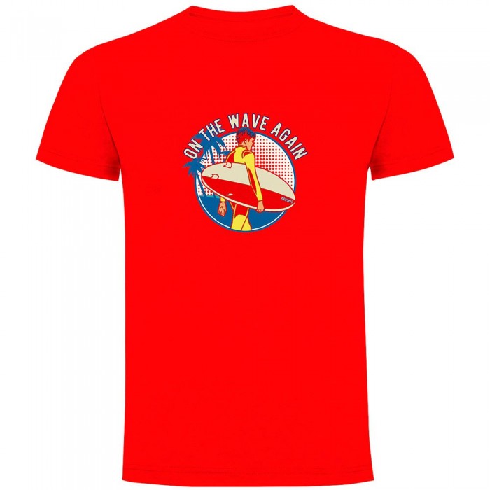 [해외]KRUSKIS On The Wave 반팔 티셔츠 14140556306 Red