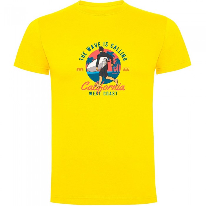 [해외]KRUSKIS Wave Calling 반팔 티셔츠 14140556725 Yellow