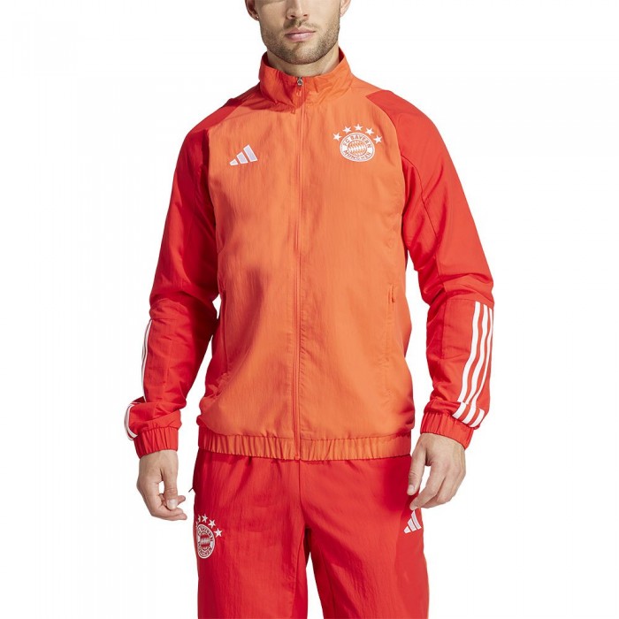 [해외]아디다스 트랙수트 재킷 프리매치 Bayern Munich 23/24 3140538593 Bright Red / Red / White