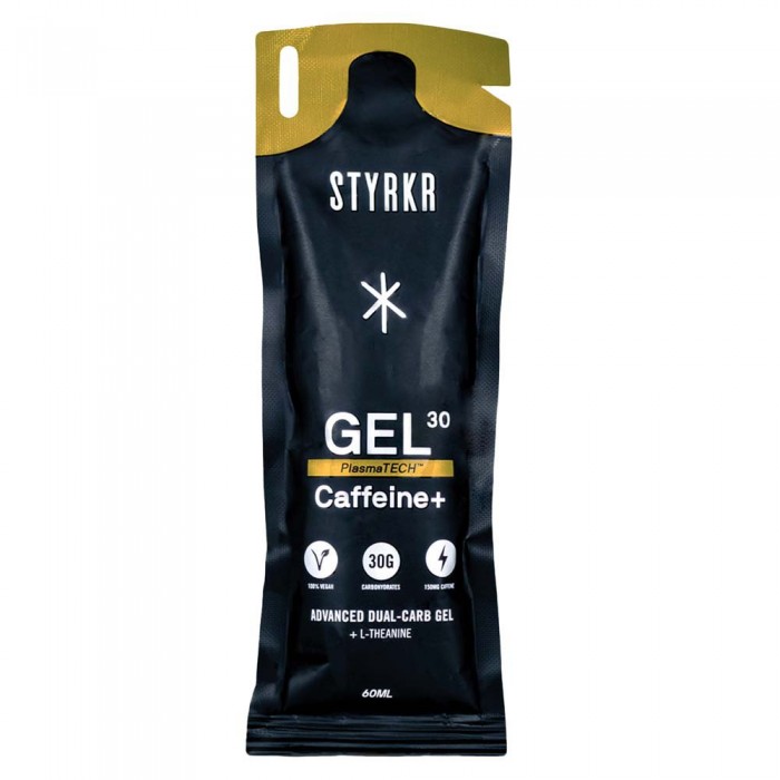 [해외]S티어KR 에너지 젤 GEL30 Caffeine+ Dual-Carb 72g 12140460335 Black / Gold