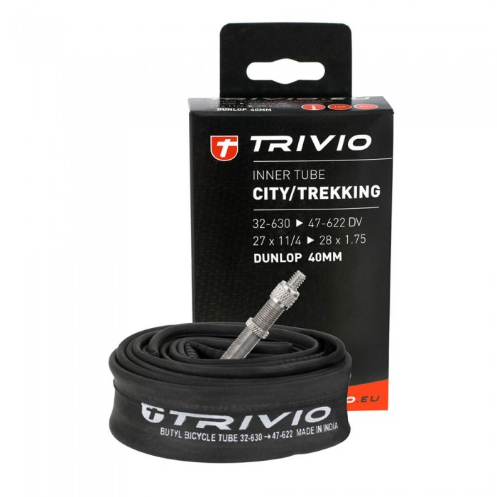 [해외]TRIVIO City Dunlop 40mm 내부 튜브 1140576476 Black