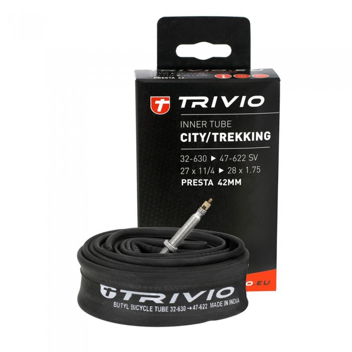 [해외]TRIVIO 내부 튜브 City Presta 42mm 1140576477 Black
