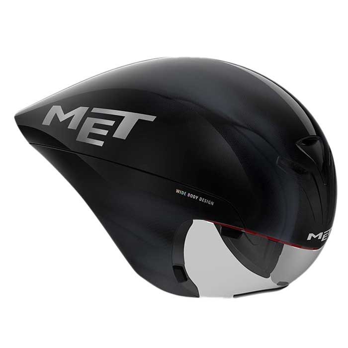 [해외]MET Drone 타임트라이얼 헬멧 1140548728 Glossy Iridescent Black
