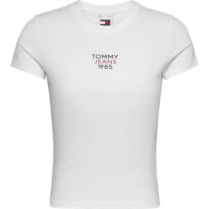 [해외]타미 진 Essential 로고 1 반팔 티셔츠 140373997 White