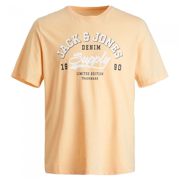 [해외]잭앤존스 로고 반팔 티셔츠 140218301 Apricot Ice / Detail Melange