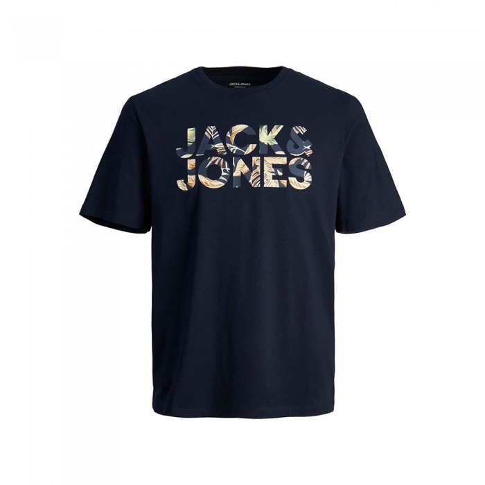 [해외]잭앤존스 Jeff Corp 로고 반팔 티셔츠 140450962 Navy Blazer / Detail Flower