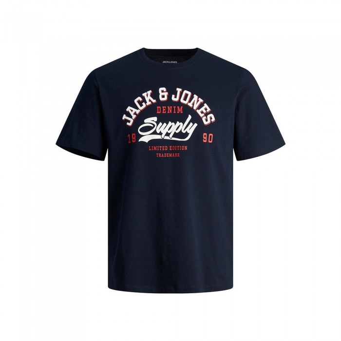 [해외]잭앤존스 로고 2 Col 반팔 티셔츠 140450985 Navy Blazer