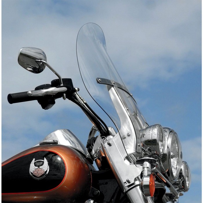 [해외]KLOCK WERKS 바람막이 유리 Billboard Flarer T?v Harley Davidson Fld 1690 Dyna Switchback KW05-01-0217-E 9140206808 Clear