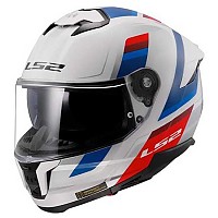 [해외]LS2 FF808 Stream II Vintage 풀페이스 헬멧 9140233783 White / Blue / Red
