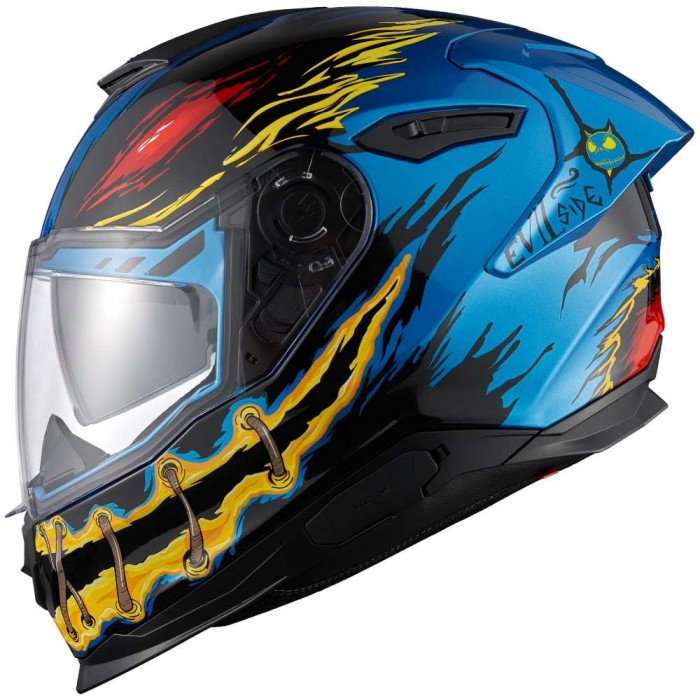 [해외]넥스 Y.100R Night Rider 풀페이스 헬멧 9140464439 Sky Blue