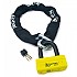 [해외]URBAN SECURITY Chain Lock 120 SRA+UR75 U자물쇠 9140512441 Black / Yellow