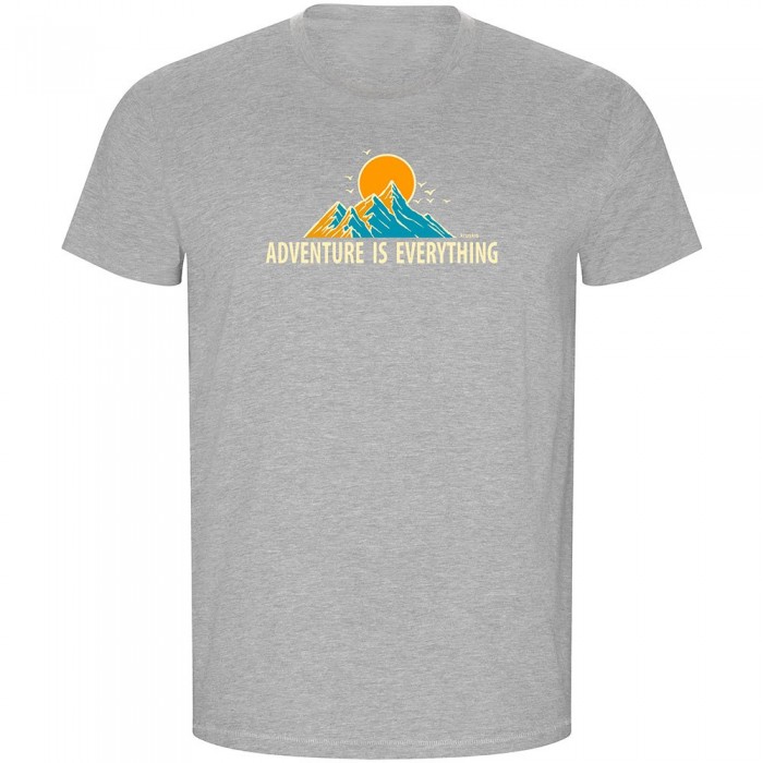 [해외]KRUSKIS Adventure Is Everything ECO 반팔 티셔츠 4140578043 Heather Grey