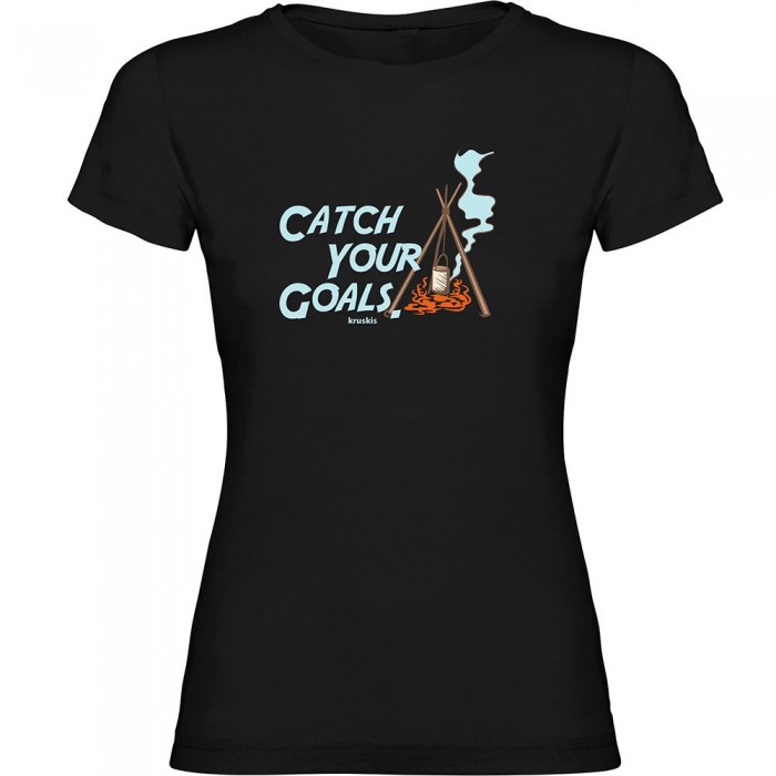 [해외]KRUSKIS Catch Your Goals 반팔 티셔츠 4140578481 Black