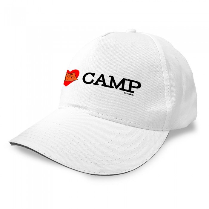 [해외]KRUSKIS 캡 I Love Camp 4140578651 White