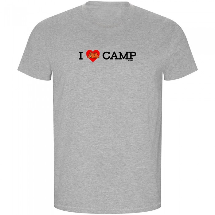[해외]KRUSKIS I Love Camp ECO 반팔 티셔츠 4140578652 Heather Grey