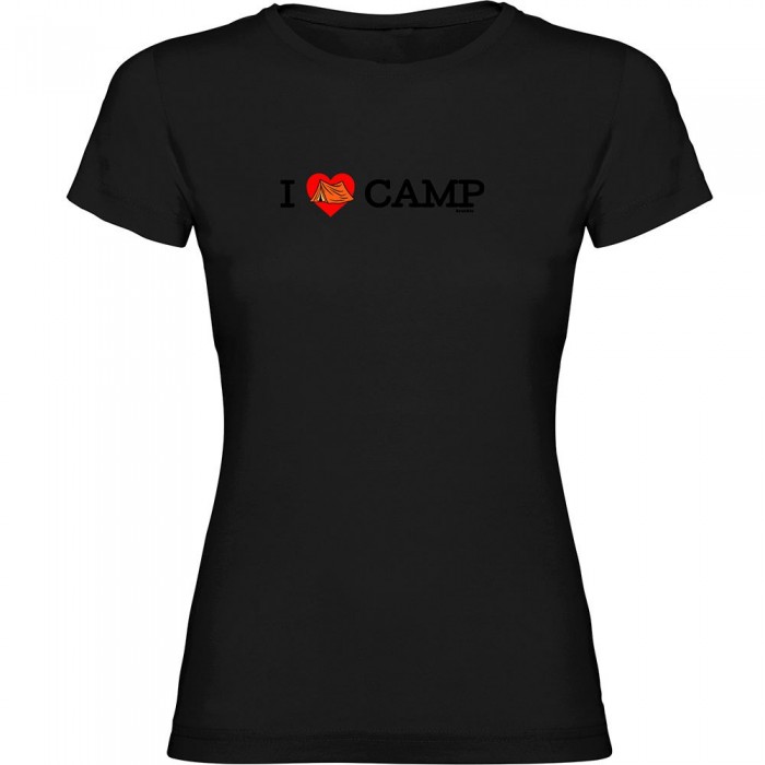 [해외]KRUSKIS I Love Camp 반팔 티셔츠 4140578656 Black