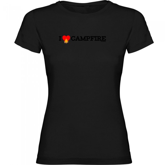 [해외]KRUSKIS I Love Campfire 반팔 티셔츠 4140578685 Black
