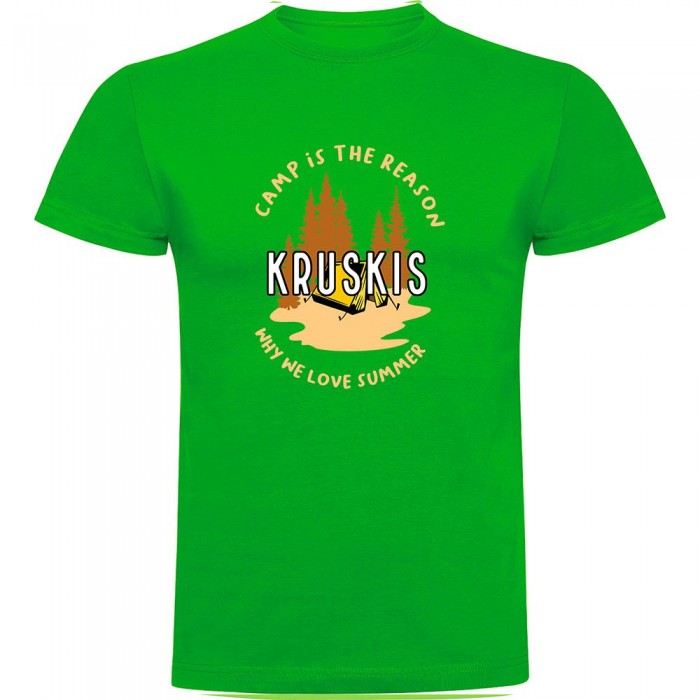 [해외]KRUSKIS Camp Is The Reason 반팔 티셔츠 4140578429 Green