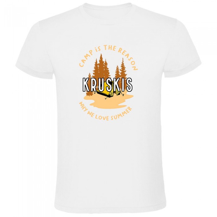 [해외]KRUSKIS Camp Is The Reason 반팔 티셔츠 4140578437 White