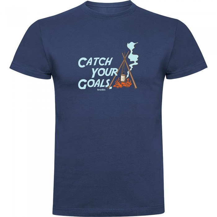 [해외]KRUSKIS Catch Your Goals 반팔 티셔츠 4140578486 Denim Blue