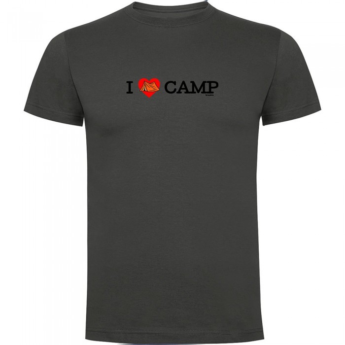[해외]KRUSKIS I Love Camp 반팔 티셔츠 4140578658 Dark Grey