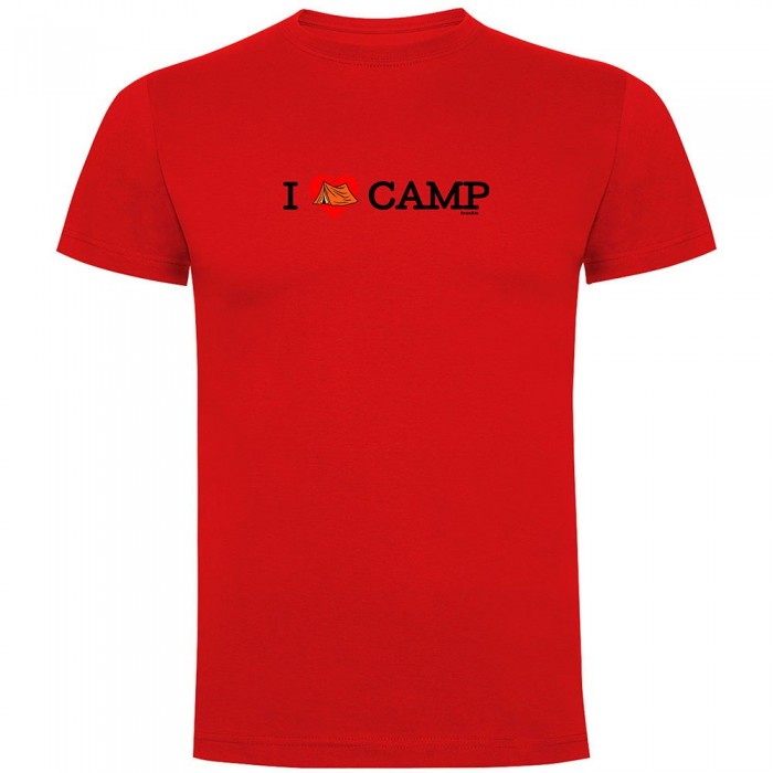 [해외]KRUSKIS I Love Camp 반팔 티셔츠 4140578665 Red