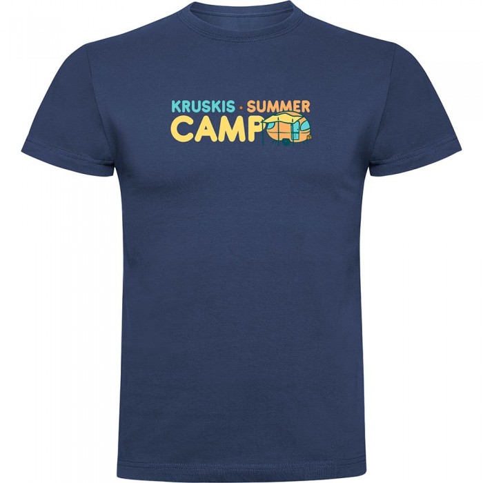 [해외]KRUSKIS 썸머 Camp 반팔 티셔츠 4140578776 Denim Blue