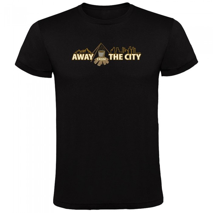 [해외]KRUSKIS Away From City 반팔 티셔츠 4140578104 Black
