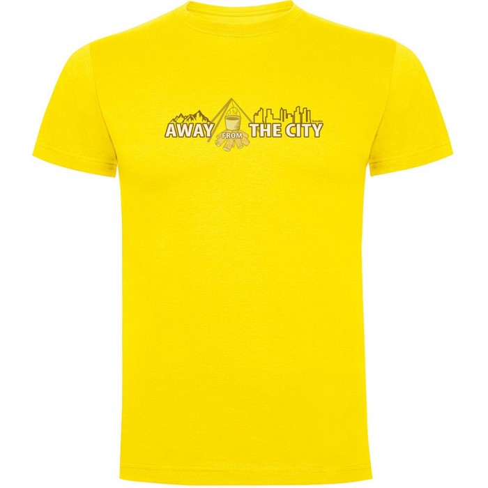 [해외]KRUSKIS Away From City 반팔 티셔츠 4140578120 Yellow