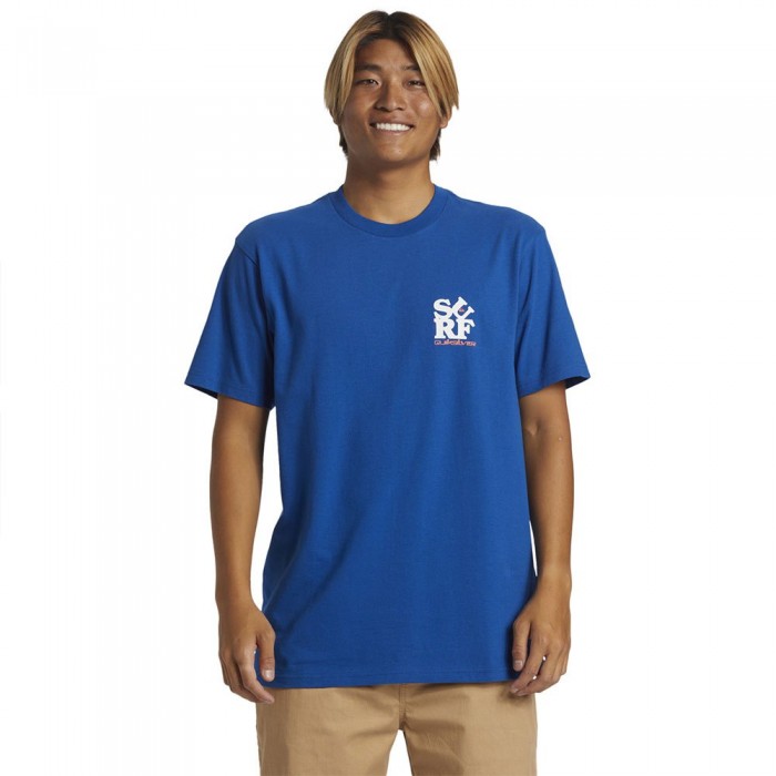 [해외]퀵실버 반소매 티셔츠 Surf 14140489092 Monaco Blue