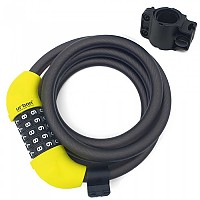 [해외]URBAN SECURITY 케이블 잠금 장치 UR454L 1140512736 Black / Yellow