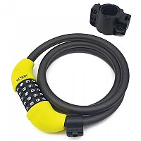 [해외]URBAN SECURITY 케이블 잠금 장치 UR454M 1140512737 Black / Yellow
