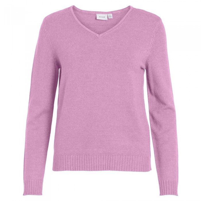 [해외]VILA 스웨터 Ril 140238109 Pastel Lavender / Detail Light Melange