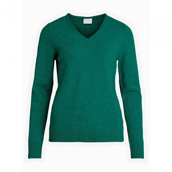 [해외]VILA 스웨터 Ril 140238112 Ultramarine Green / Detail Dark Melange