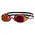 [해외]조그스 수영 고글 Fusion Air Titanium 6140354237 Red / Black / Mirrored Red