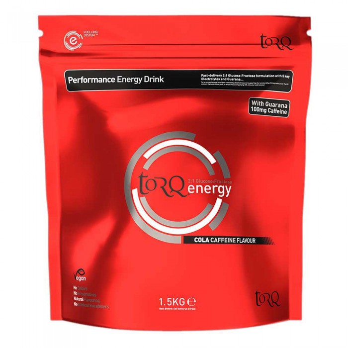 [해외]TORQ 1500g Energy Cola Energy Cola 카페인 가루와 함께 4139061599 Red