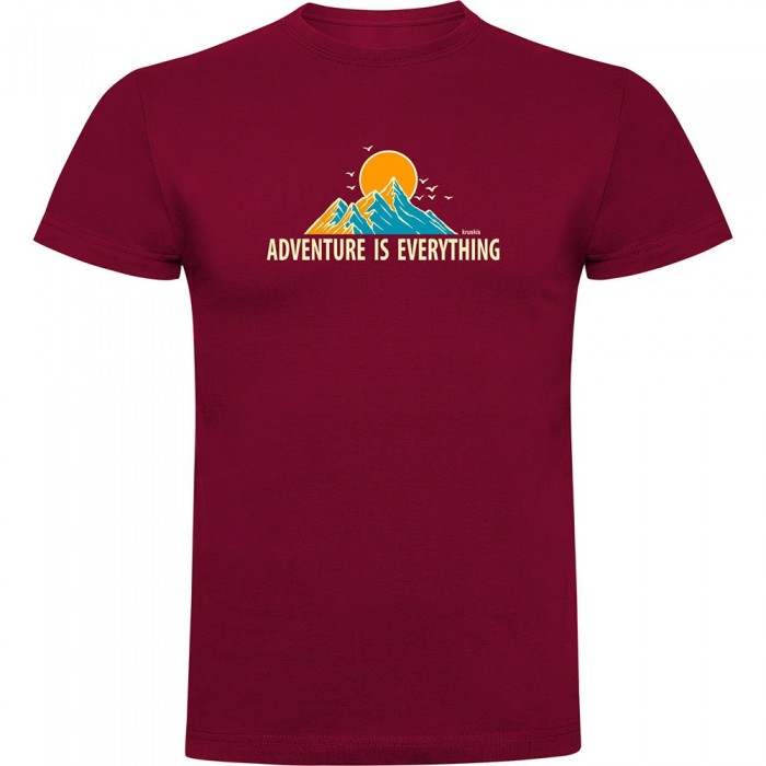 [해외]KRUSKIS Adventure Is Everything 반팔 티셔츠 4140578050 Dark Red