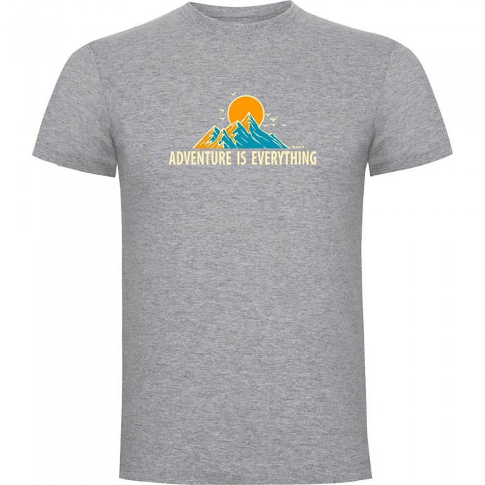[해외]KRUSKIS Adventure Is Everything 반팔 티셔츠 4140578053 Heather Grey