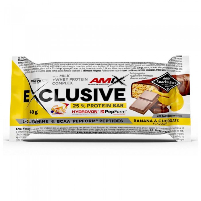 [해외]AMIX 단백질 Exclusive 40g 바나나 그리고 초콜릿 에너지 술집 14138335043